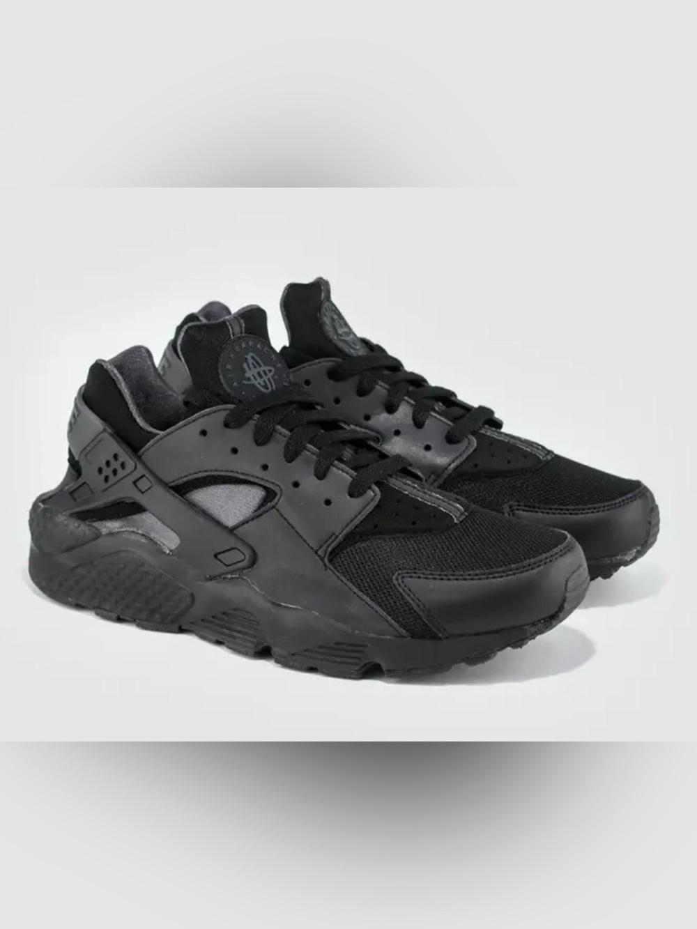 2013  Nike Air Huarache 'Triple Black' men's size 12